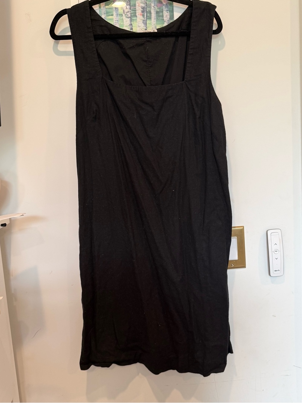 Abercrombie Square Neck Linen Dress XLT